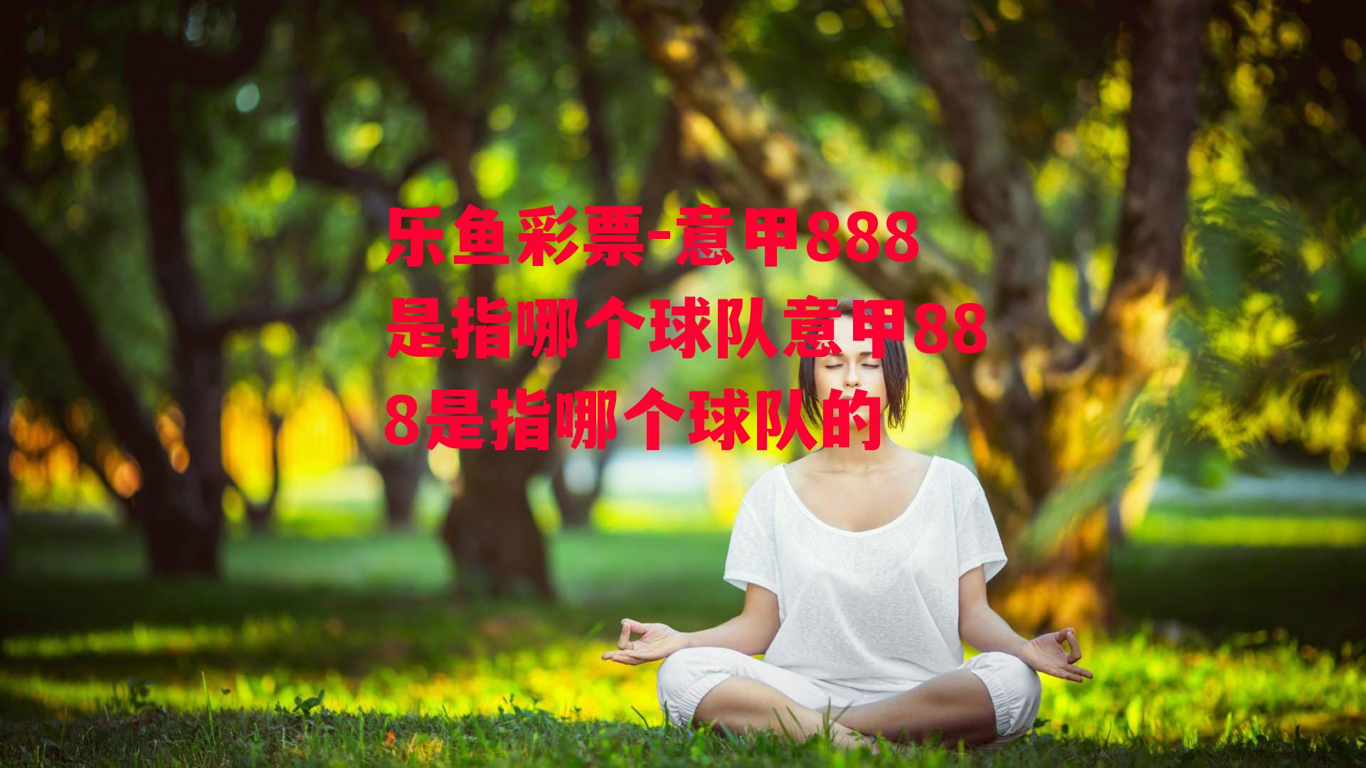 乐鱼彩票-意甲888是指哪个球队意甲888是指哪个球队的